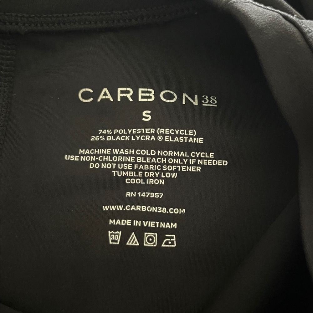 Carbon38 Black Long Sleeve Blouse - Picture 7 of 7